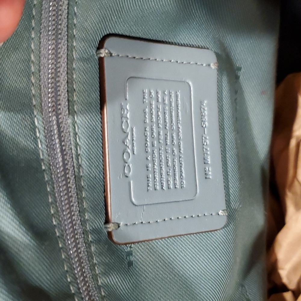 Coach Robin's egg blue Prairie handbag - Picture 12 of 14